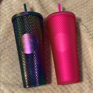 Starbucks studded cups